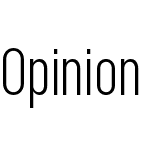 Opinion Pro ExtraCondensed