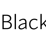 Blacker Sans