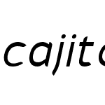 cajitoW00-regularitalic