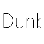 DunbarText ExLight