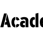 Academy Sans Stencil