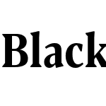 Blacker Pro Text Condensed Trial
