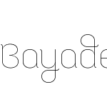 Bayadera 4F