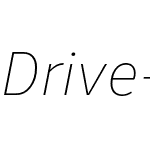 Drive Thin Italic