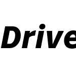 Drive Extrabold Italic