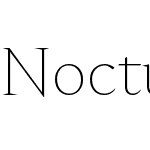 Nocturne Serif