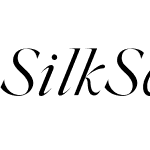 Silk Serif