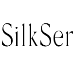 Silk Serif Condensed