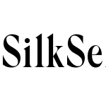 Silk Serif Condensed