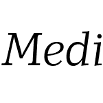 Mediator Serif Web