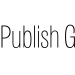 Publish Gothic Condensed