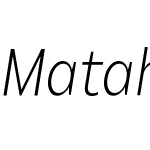 Matahari Condensed