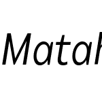 Matahari Condensed