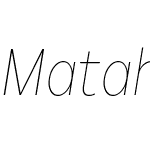 Matahari Condensed