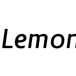 Lemon Sans Rounded