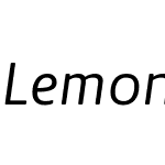 Lemon Sans Rounded