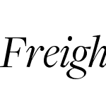 FreightDispProBook-Italic