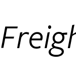 FreightSansProBook-Italic