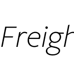 FreightSans-LightItalic