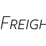 FreightSans-LightItalicSC