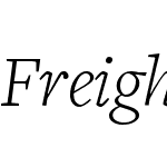 FreightTextProLight-Italic