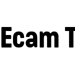 Ecam TEST ExtraBold