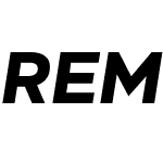 REM Slanted Bold