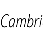 Cambridge Cond