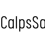 Calps Sans Slim