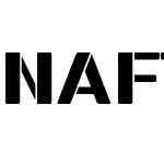 Naftera Display Stencil