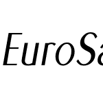 EuroSans Pro Condensed