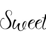 Sweetlove regular italic