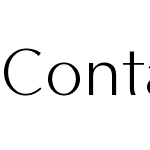 Contax Sans