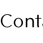 Contax Sans