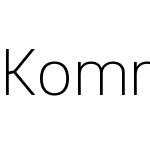 Kommon Grotesk