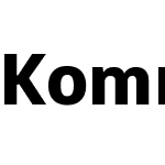 Kommon Grotesk