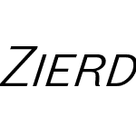 Zierde Grotesk