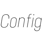 Config Condensed