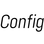 Config Condensed