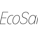 Eco Sans Pro