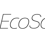 Eco Sans Pro