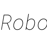 Roboto Mono Thin