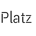 Platz Grotesk Stencil