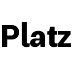 Platz Grotesk Regular