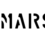Marsh Stencil Regular CYR-LAT