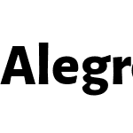 Alegreya Sans ExtraBold