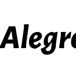 Alegreya Sans ExtraBold