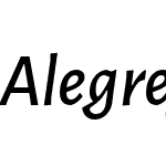 Alegreya Sans Medium