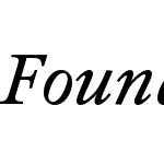 FoundryWilsonOT2W03-Italic