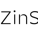 Zin Sans Extended